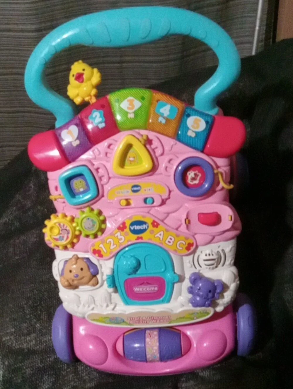 Pink & Teal Activity Walker - ABC & 123 Learning Toy